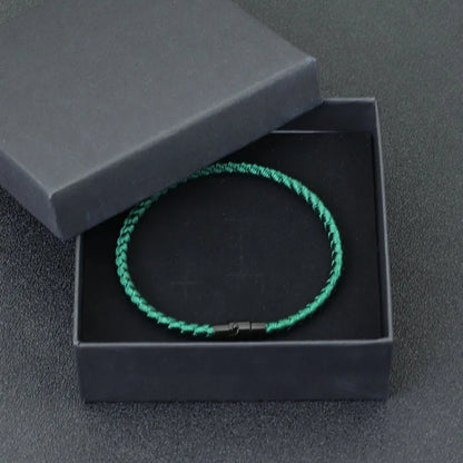 Armband aus Schnur mit Magnetverschluss - Symbol für Glück und Stil für Männer und Frauen